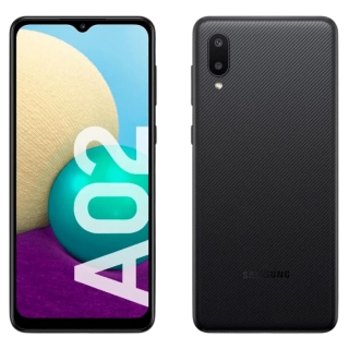 Samsung Galaxy A02 (6.5'' - Dual Sim - 32 GB, 3 GB RAM) Nero - Semi-Novo Loja de Celular Barato Celular Sansung Barato Loja de Celular